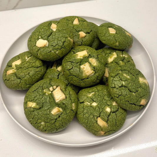 MATCHA CRUMBLE COOKIES