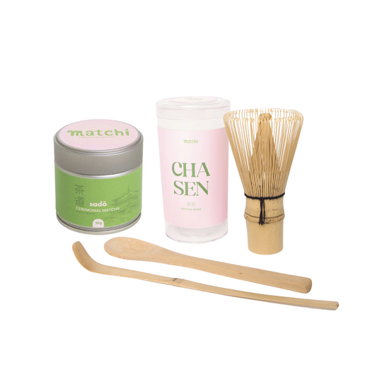 Zestaw Prezentowy Matcha Essentials - SADŌ CEREMONIAL MATCHA & CHASEN i CHASHAKU